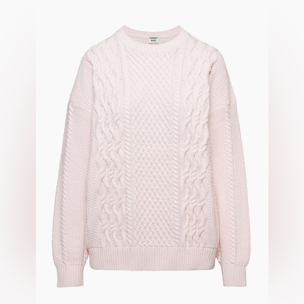 Aritzia cable knit sweater NWOT
